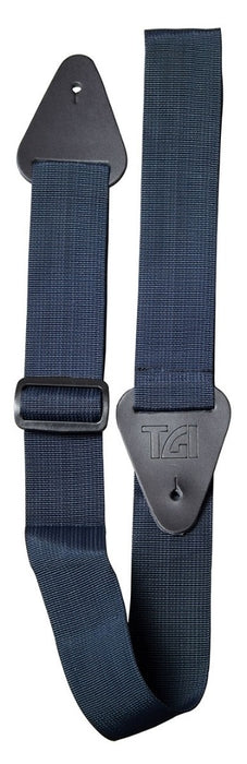 TGI Guitar Strap Woven Plain Navy Blue TGWN