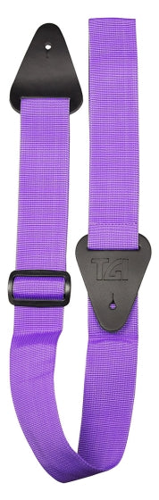 TGI Guitar Strap Woven Plain Purple TGWP
