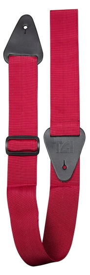 TGI Guitar Strap Woven Plain Burgandy TGWB