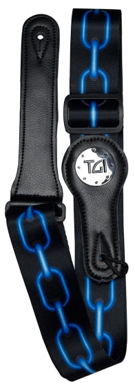 TGI Guitar Strap Blue Chain TGS28204