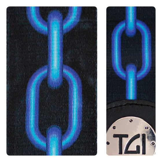 TGI Guitar Strap Blue Chain TGS28204