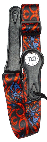 TGI Guitar Strap Fish Bones TGS28232