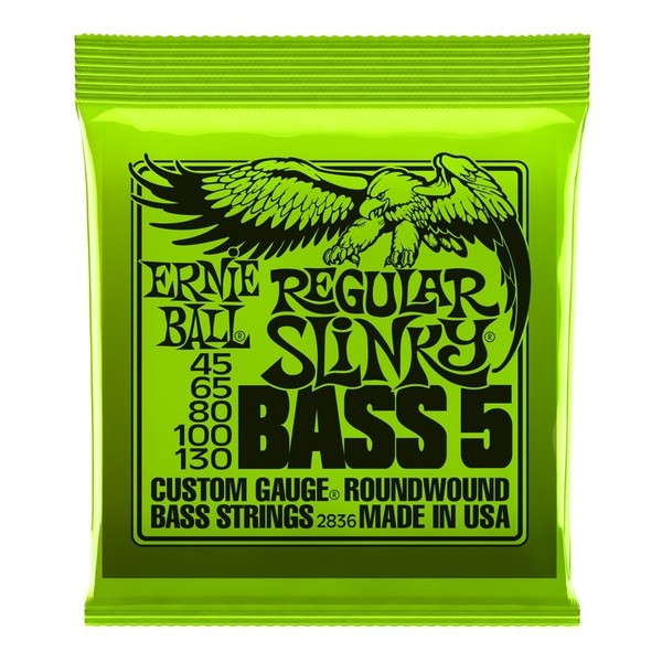 Ernie Ball 5-String Regular Slinky Bass Guitar Strings P02836