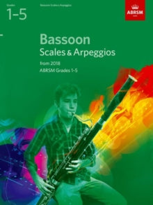 ABRSM Bassoon Scales & Arpeggios Grades 1-5 from 2018