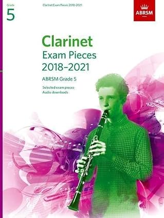 ABRSM Clarinet Exam Pieces Grade 5 Score & Part 2018 - 2021