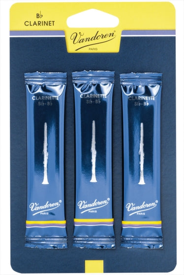 Vandoren Bb Clarinet Reeds 2.5 Traditional (3 Pack) CR10253