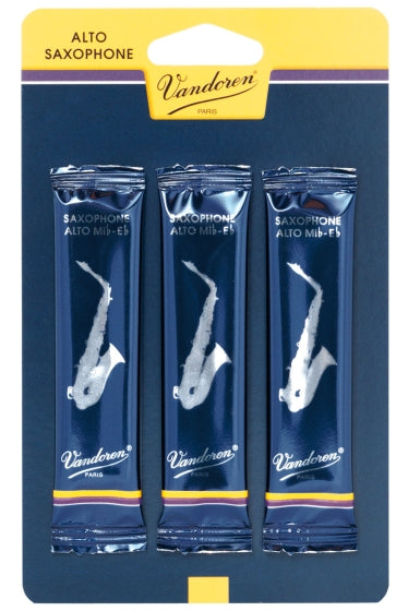 Vandoren Alto Sax Reeds 1.5 Traditional (3 Pack) SR21153