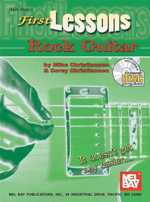 First Lessons Rock Guitar BK/CD