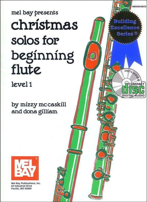 Christmas Solos for Beginning Flute Level 1 BK/CD