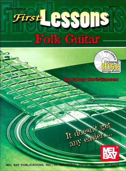 First Lessons Folk Guitar BK/CD