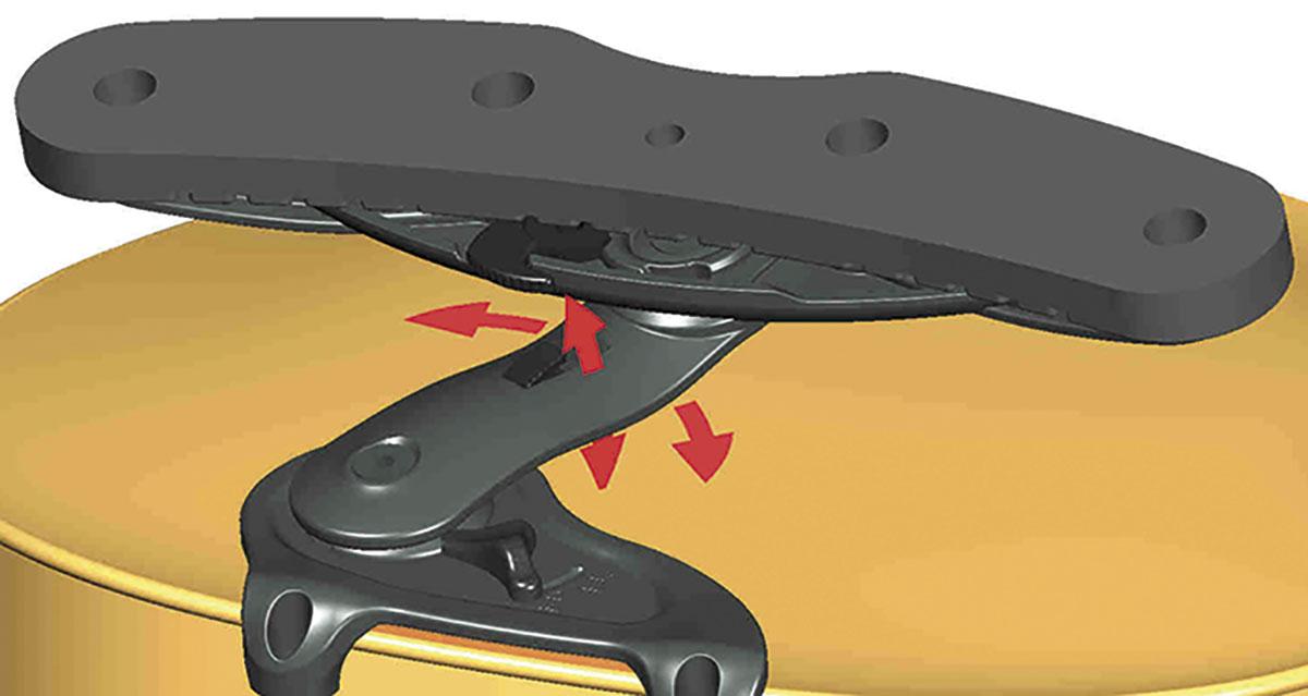 Wittner Violin/Viola Shoulder Rest Isny Traditional Fit