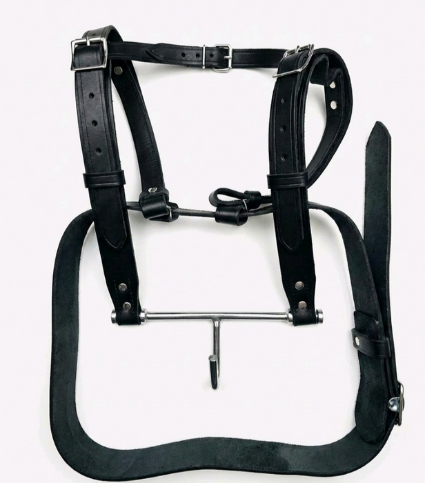 Pro-Corps Black Leather Bass Drum Strap (Single Hook)