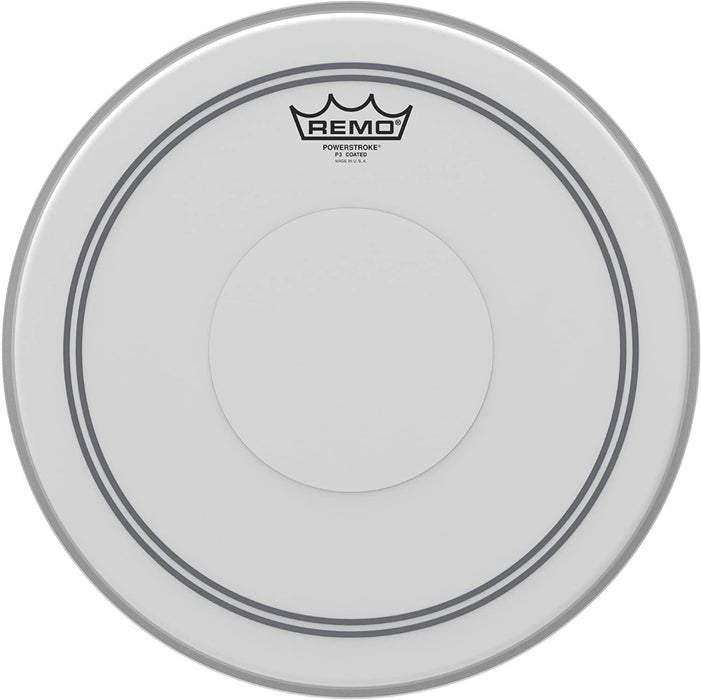 Remo 14'' Drumhead Powerstroke 3 Coated Clear Dot Top