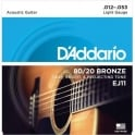D'Addario  EJ11 80/20 Bronze 12-53 Light'