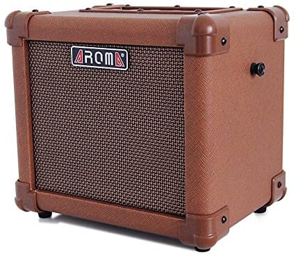 AROMA AG-10A Portable Acoustic Amp Speaker 10W with Microphone Interface Audio Input