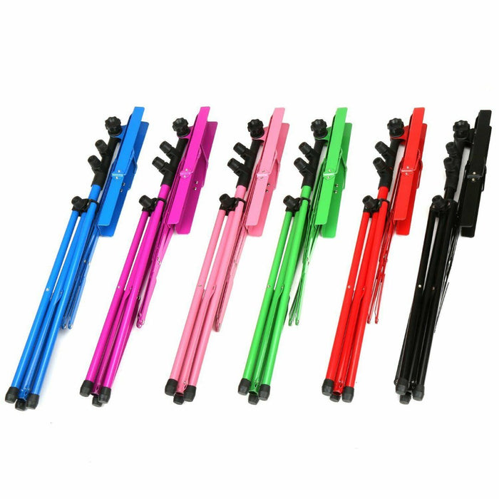 Ferris Music Stand 6 Colours Fully Adjustable Lightweight with Bag Sturdy Tubular Legs