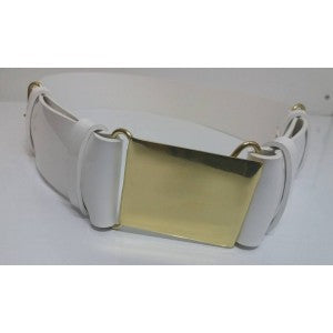 Pro-Corps PVC Belt with Gold Buckles