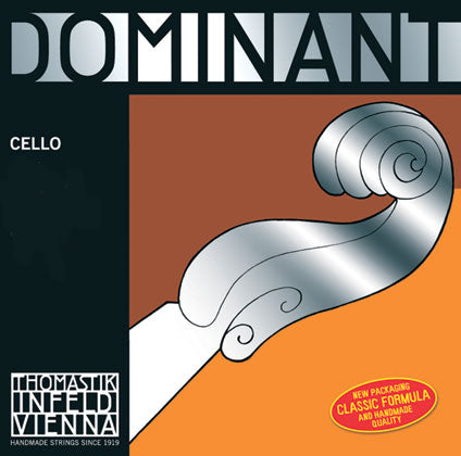 Dominant Cello String D. Chrome Wound. 4/4 - Strong