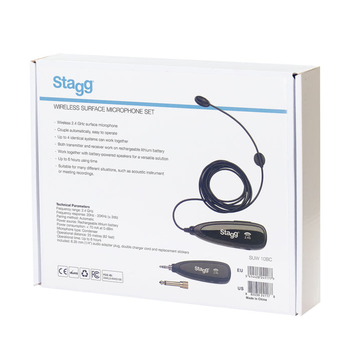Stagg Wireless Surface Microphone Set SUW 10BC