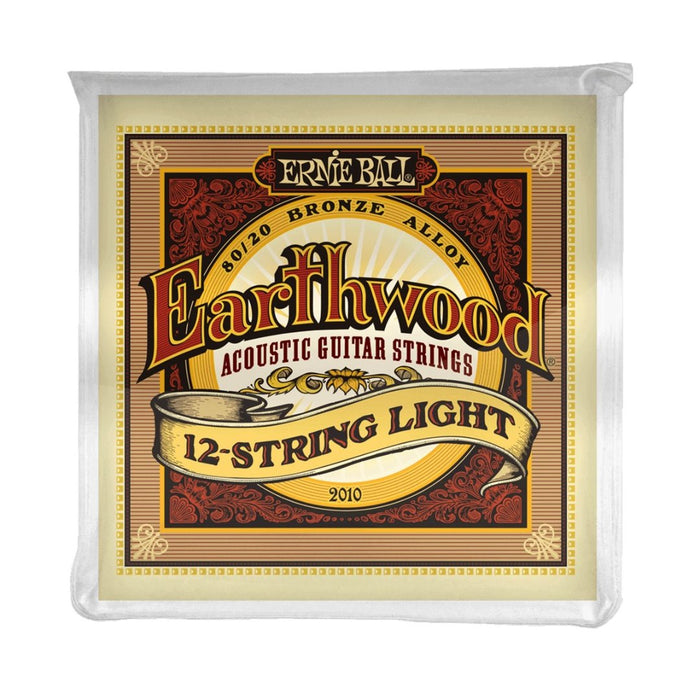 Ernie Ball Earthwood 12-String Light Acoustic Guitar Strings 80/20 Bronze