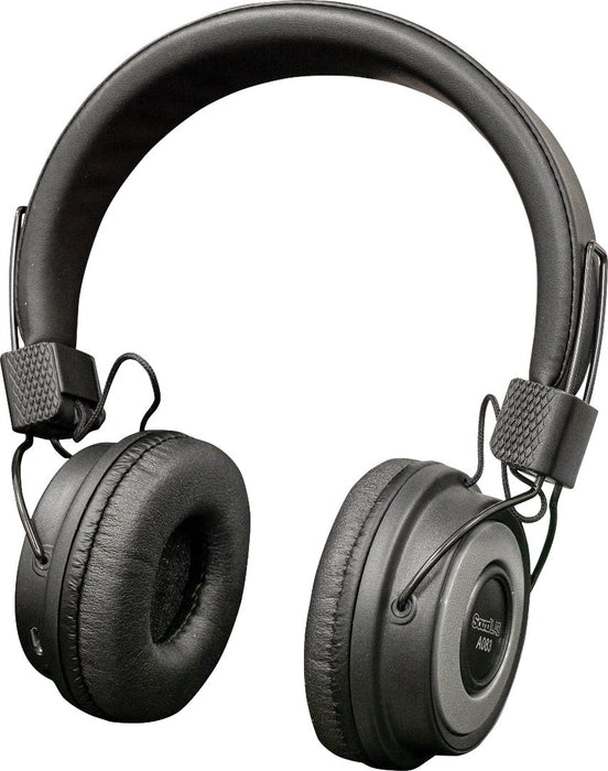 SoundLab Wireless Bluetooth Headphones On Ear Black/Grey