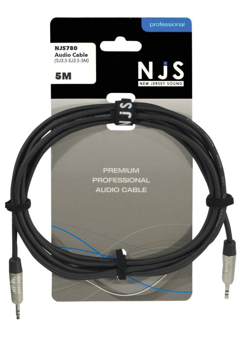 NJS 3.5mm Stereo Plug to 3.5mm Stereo Plug Signal Cable