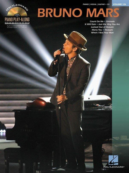 Bruno Mars Piano Play-Along Volume 126 PVG