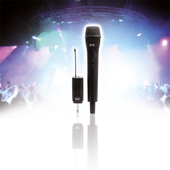 NJS UHF Wireless Handheld Microphone with Receiver
