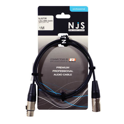 New Jersey Sound XLR to XLR 3 Pin DMX Cable