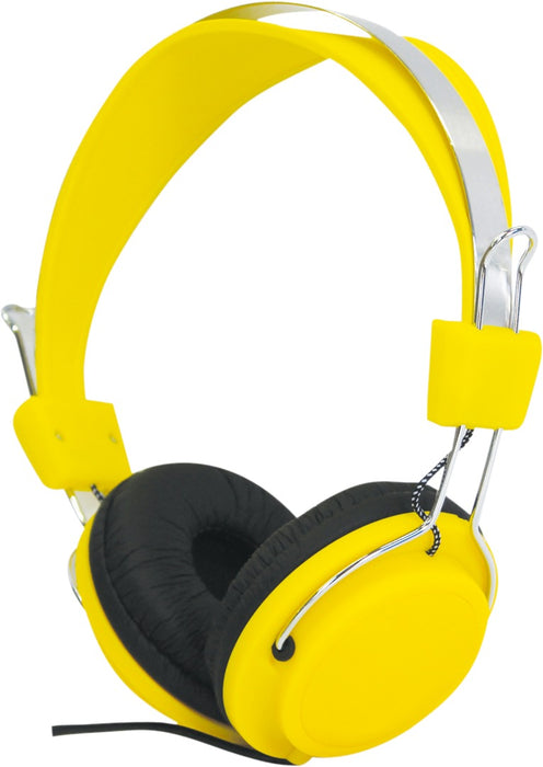 SoundLab Digital Stereo Headphones Yellow