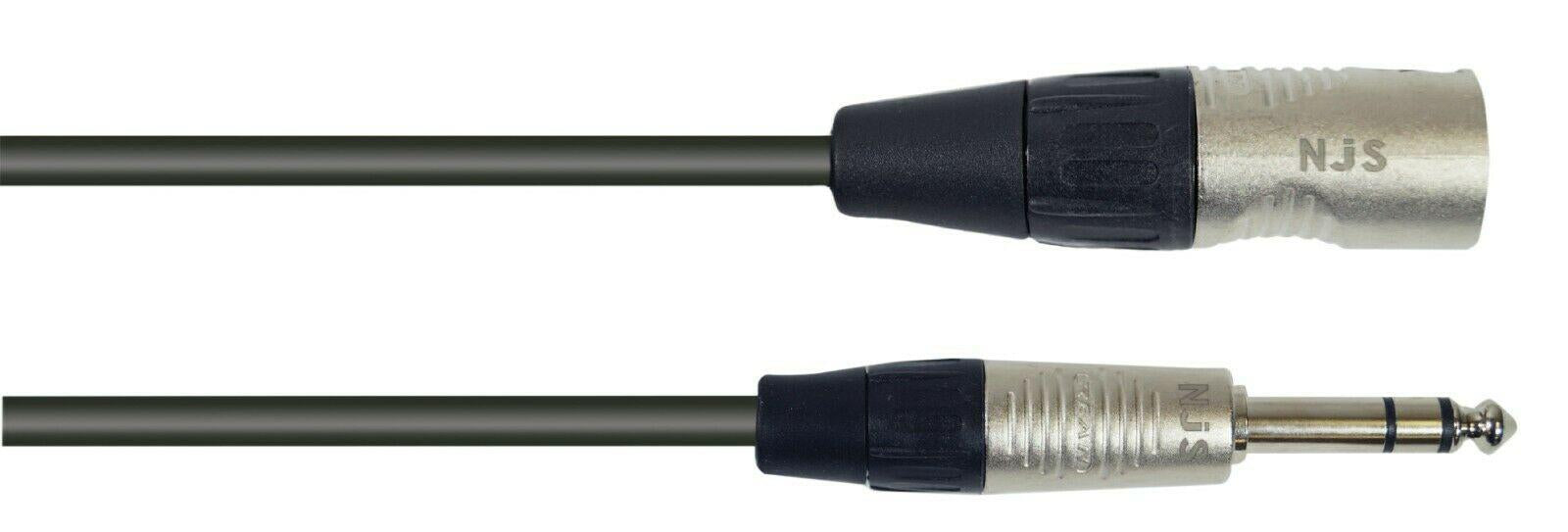 Hi Quality Male XLR Male to 6.35mm Mono Jack Microphone Cable