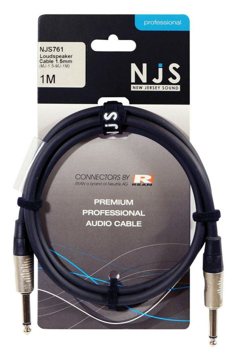 Mono Jack to Mono Jack 1.5mm Speaker Cable (Length (m) 1)