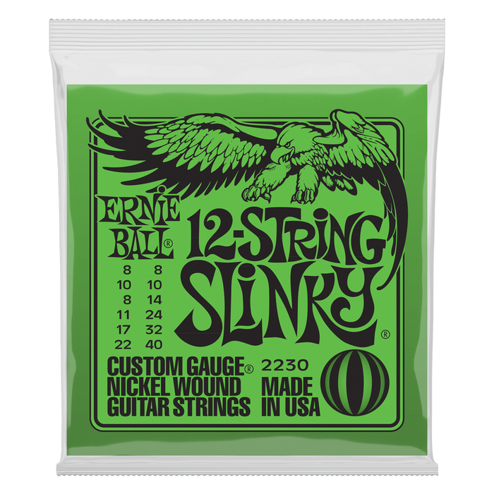 Ernie Ball Guitar Strings 12 String Slinky Set 8-40