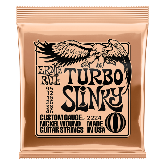 Ernie Ball Turbo Slinky Electric Guitar Strings 9.5 - 46