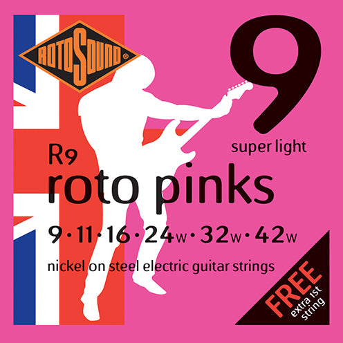 Rotosound Nickel Guitar Strings R9 Super Light