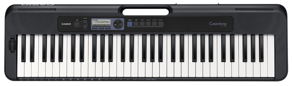 Casio Casiotone Keyboard 61 Keys Touch Sensitive CT-S300 Black