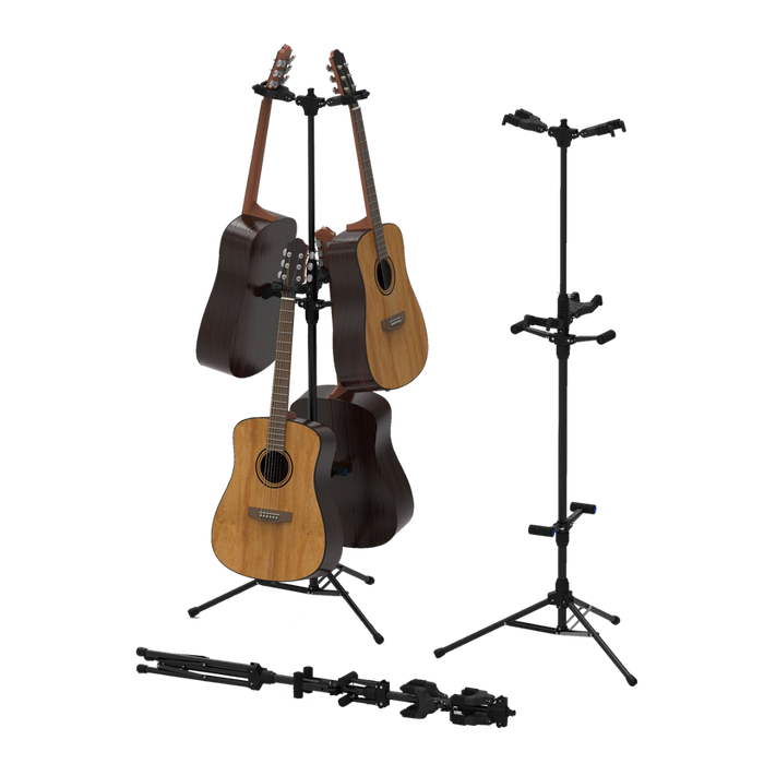 Aroma Guitar Stand for 4 Guitars
