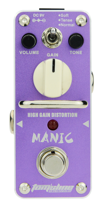 Tom'sline AMC-3 Manic High Gain Distortion Mini Pedal