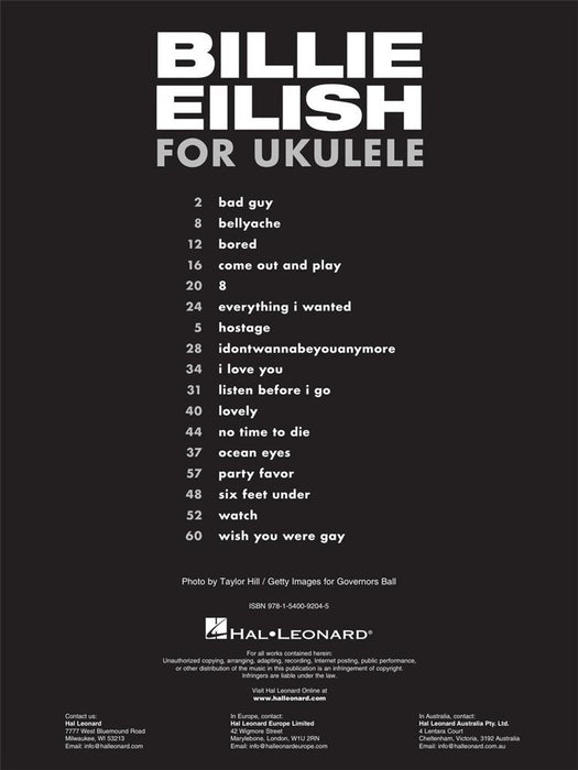 Billie Eilish For Ukulele — Music