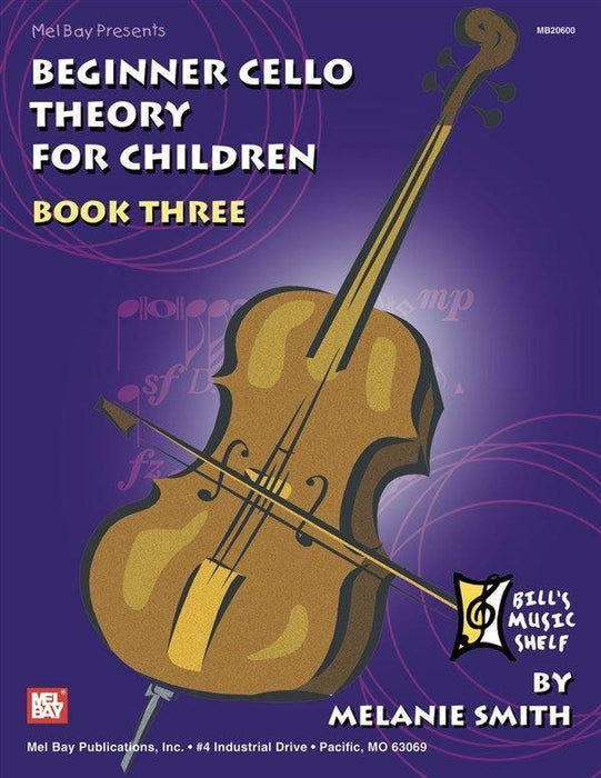 Beginner Cello Theory for Children Book Three