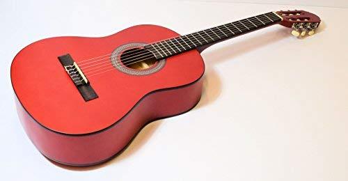 Ferris Student Classical Guitar 3/4 In Red