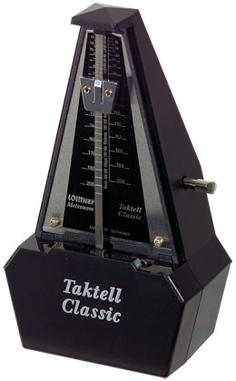 Wittner Metronome. Taktell Classic. Black/Silver
