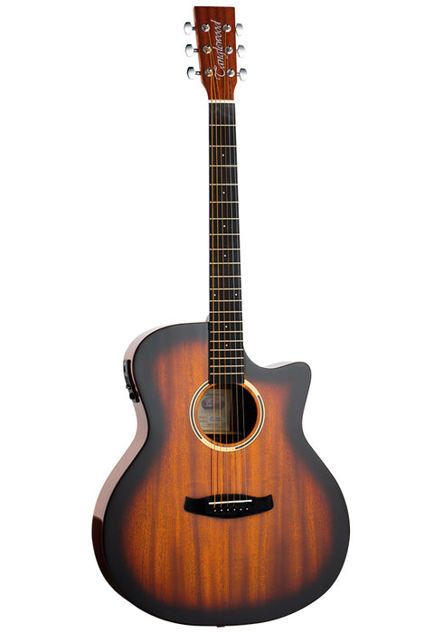 Tanglewood Electro Acoustic Auditorium Venetian Cutaway Discovery Series