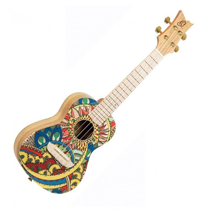 Ortega Concert Ukulele Art Series Mystic India