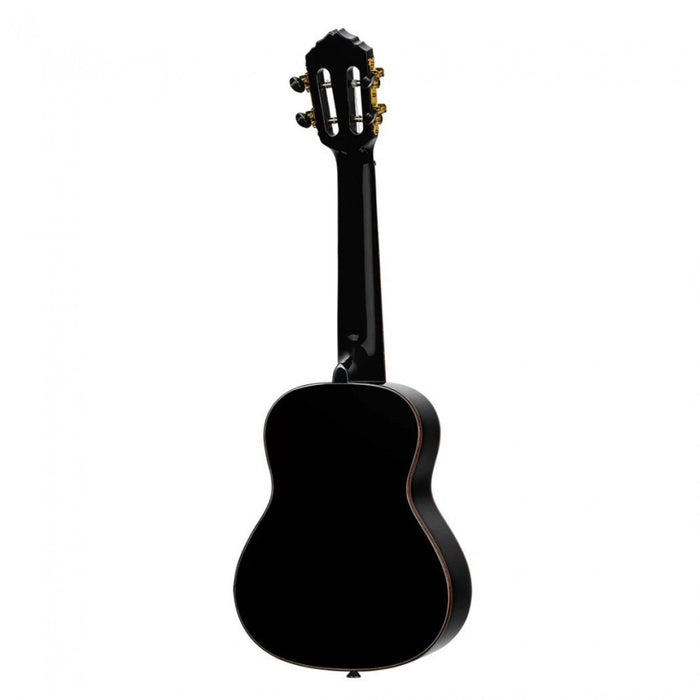 Ortega Concert Ukulele Onyx Series Mahogany Black