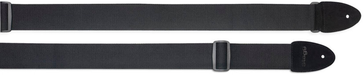 Stagg Cotton Guitar Strap with Leather Ends