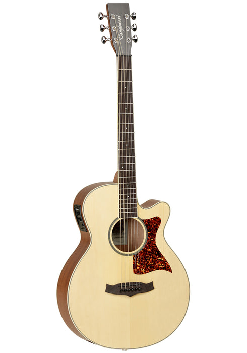 Tanglewood Super Folk Electro Acoustic Guitar Premier Series TWPSFCE