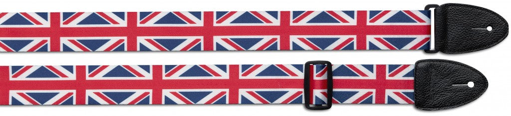 Stagg Terylene Guitar Strap with Union Jack