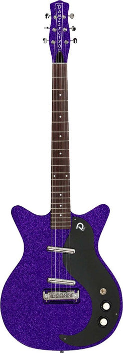 Danelectro Blackout Electric Guitar Purple Metalflake