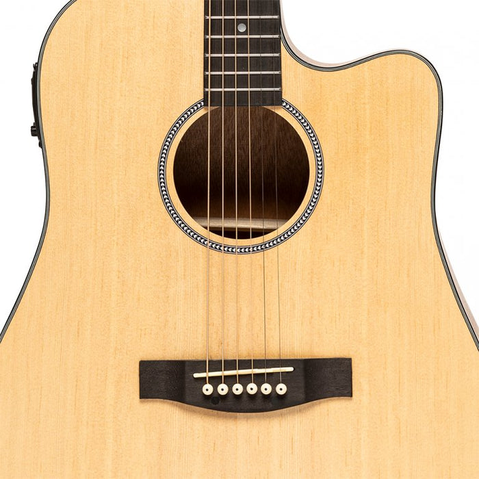 Stagg Electro Acoustic Dreadnought Guitar with Cutaway